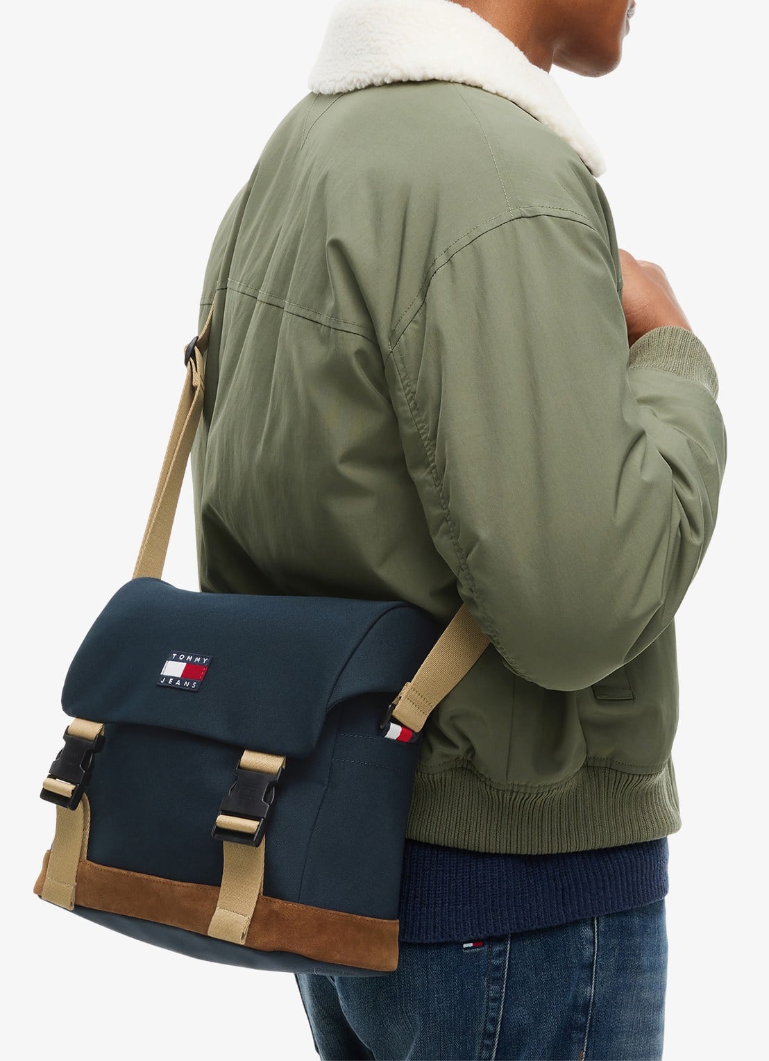 Tommy Hilfiger Schoudertas met logo - detail 2 donkerblauw