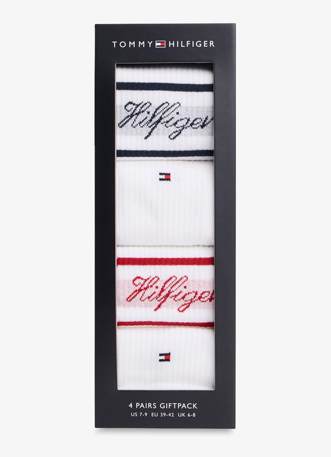 Tommy Hilfiger Set van sokken met logo 4-delig - detail 2 wit