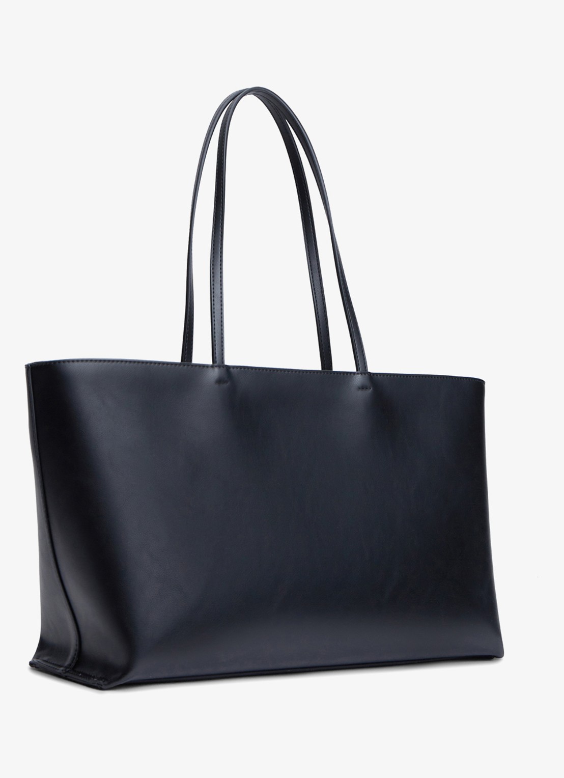 Tommy Hilfiger Shopper met logo - achterkant 5 zwart