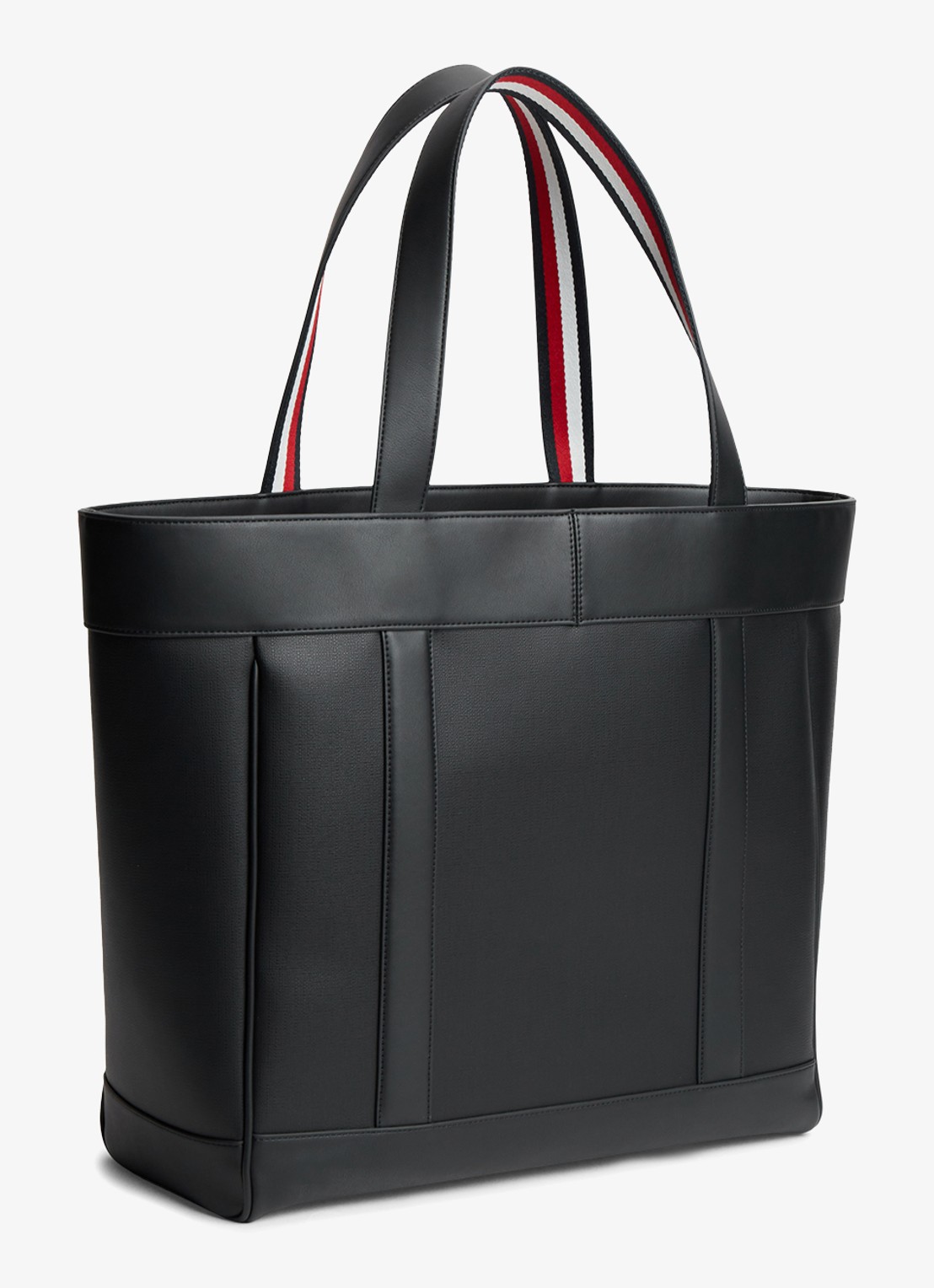 Tommy Hilfiger Shopper met logo - achterkant 5 diepzwart