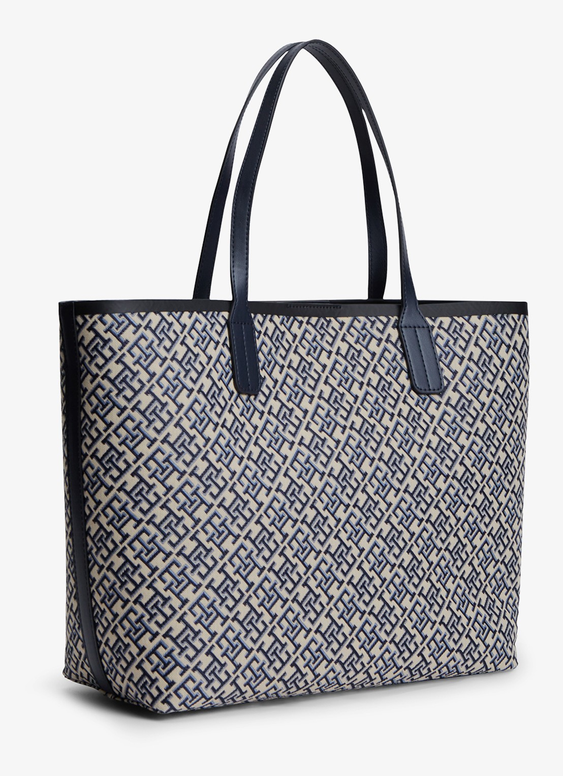 Tommy Hilfiger Shopper met logoprint - detail 4 donkerblauw