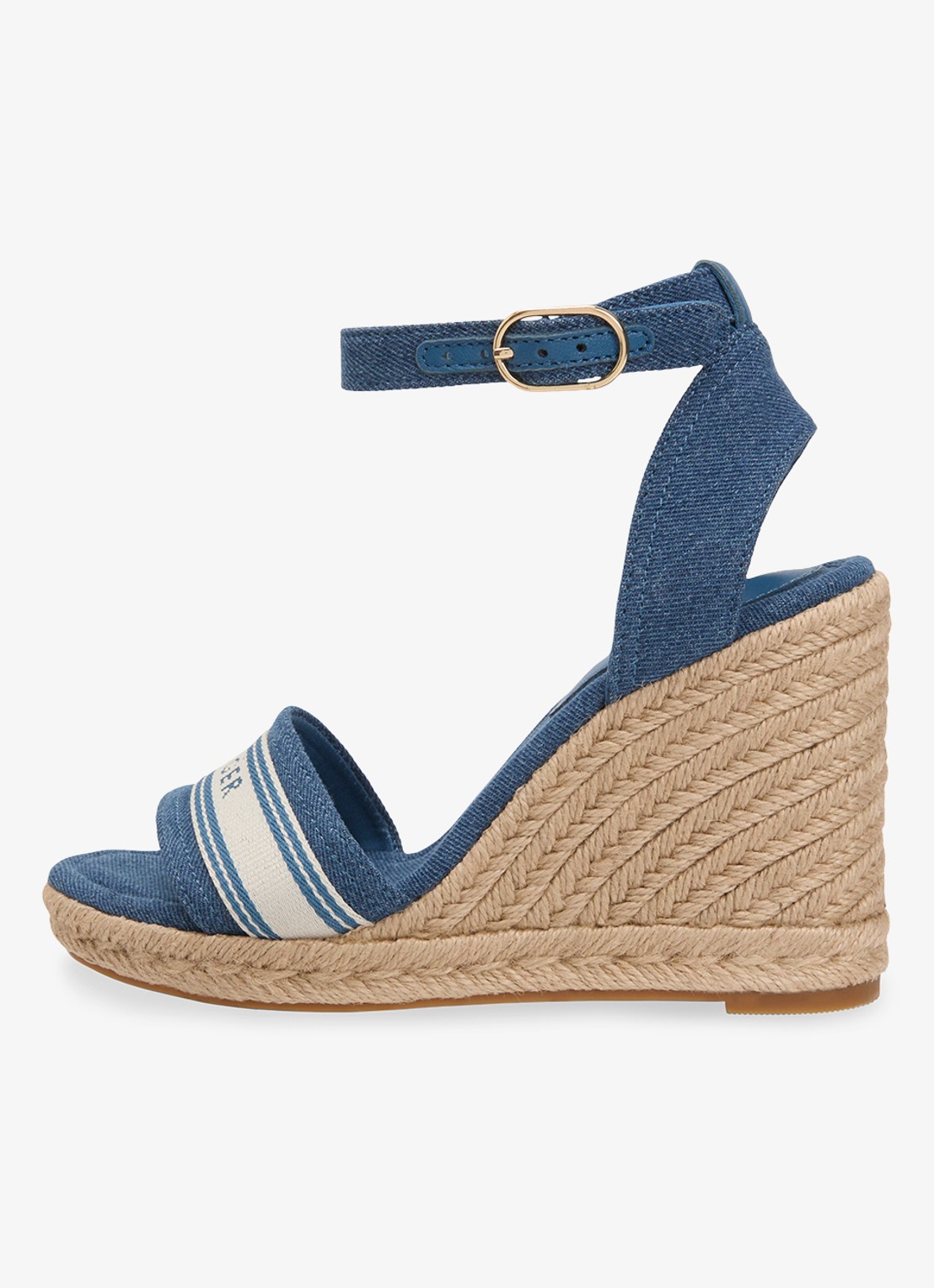 Tommy Hilfiger Sleehak met logo - detail 4 denim