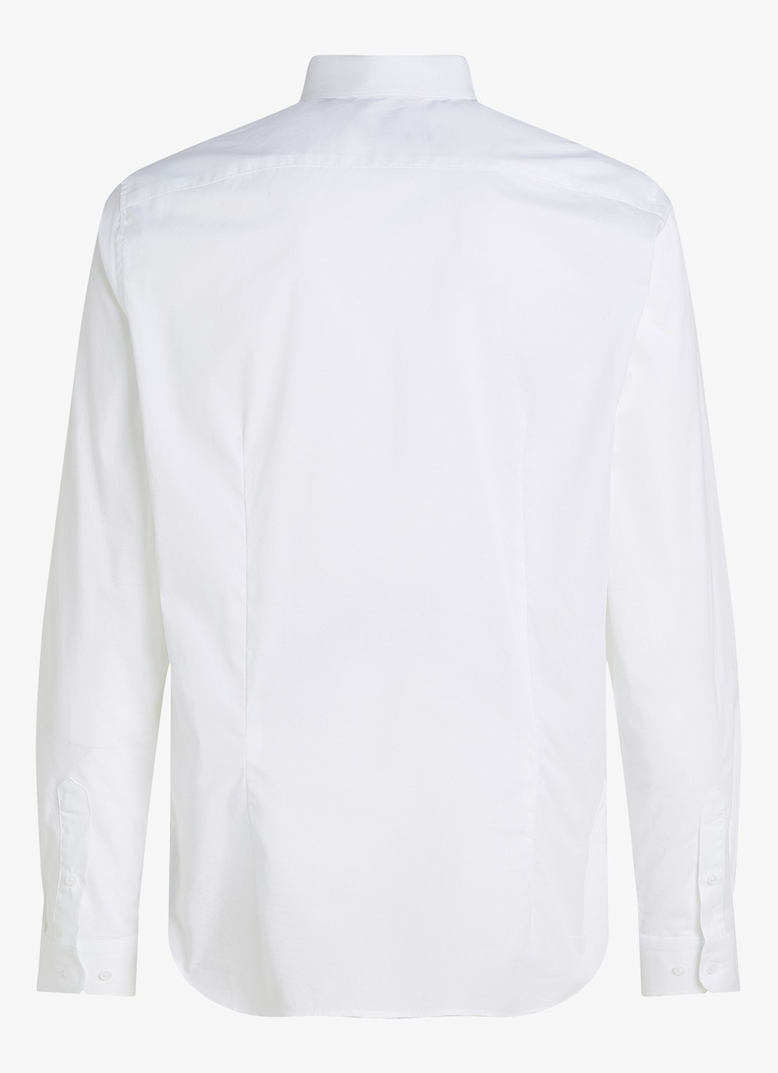 Tommy Hilfiger Slim fit overhemd met logo - achterkant wit