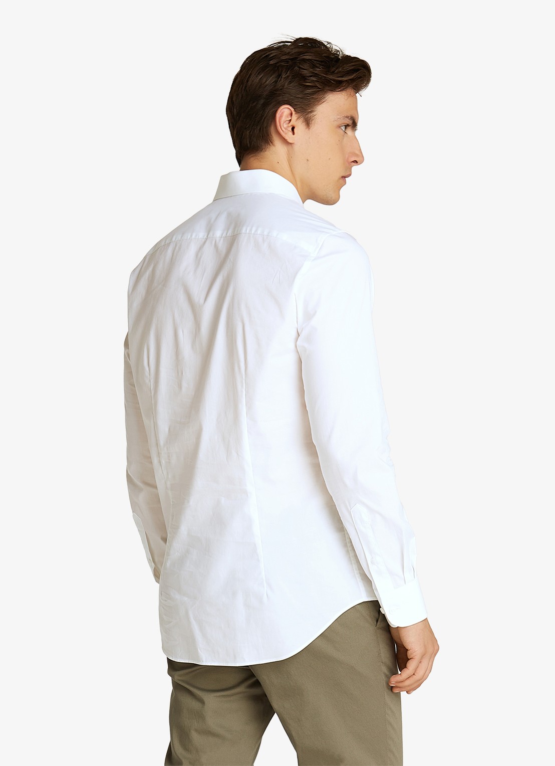 Tommy Hilfiger Slim fit overhemd met logo - detail 8 wit
