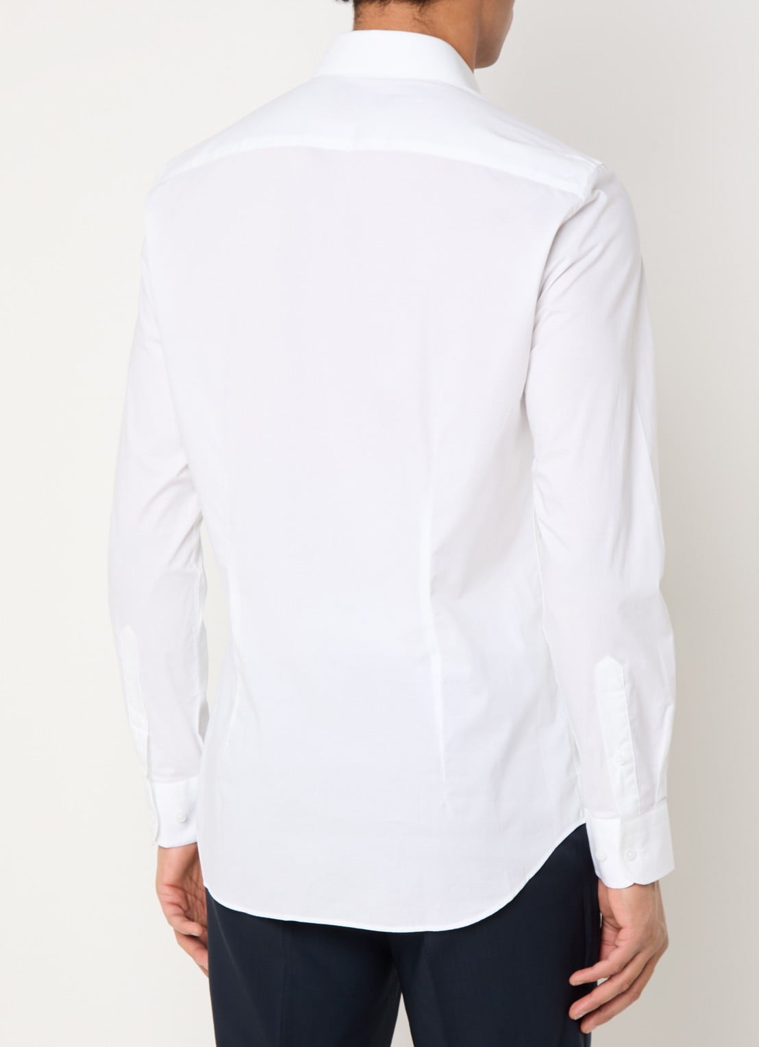 Tommy Hilfiger Slim fit overhemd met logo - achterkant 2 wit