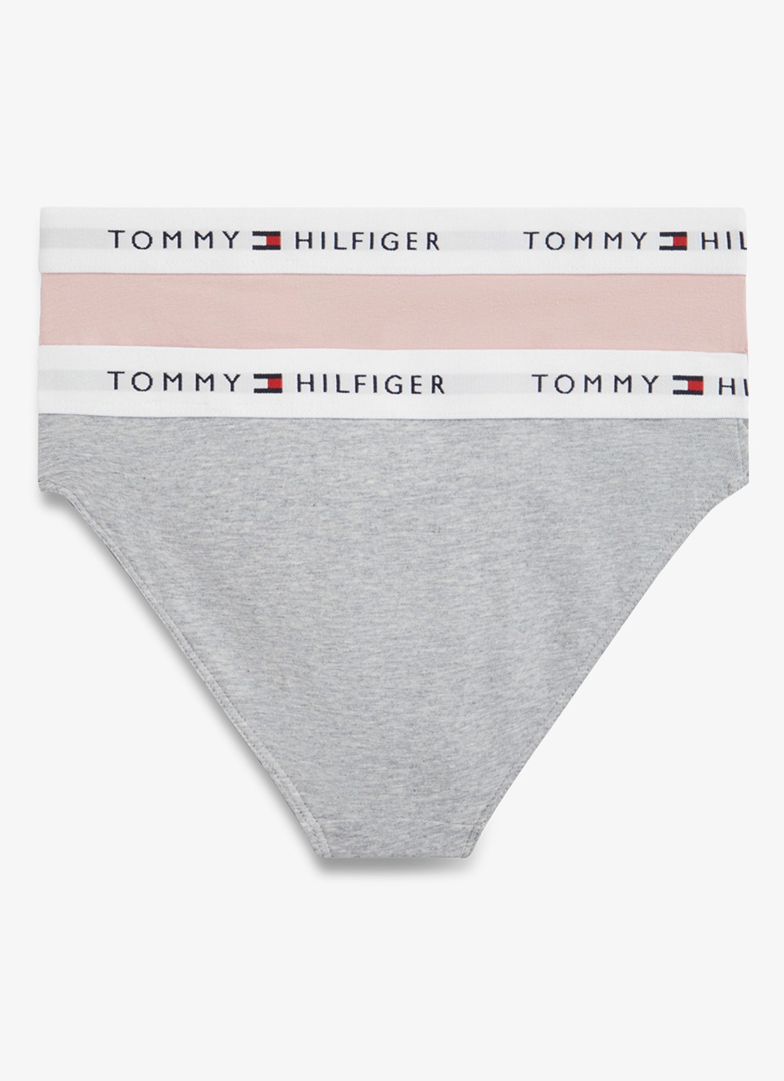 Tommy Hilfiger Slip met logoband in 2-pack - achterkant 2 roze