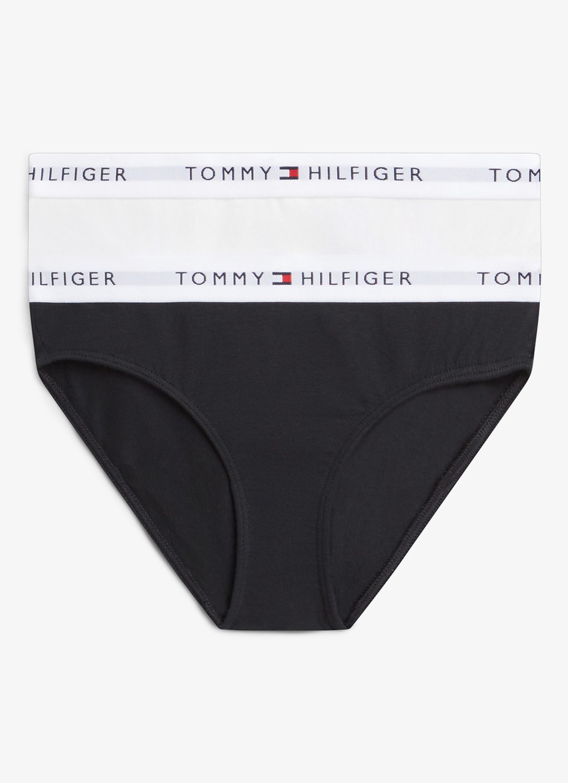 Tommy Hilfiger Slip met logoband in 2-pack - voorkant multicolor