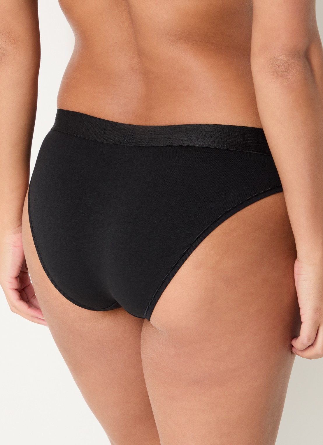 Tommy Hilfiger Slip met logoband  - achterkant zwart