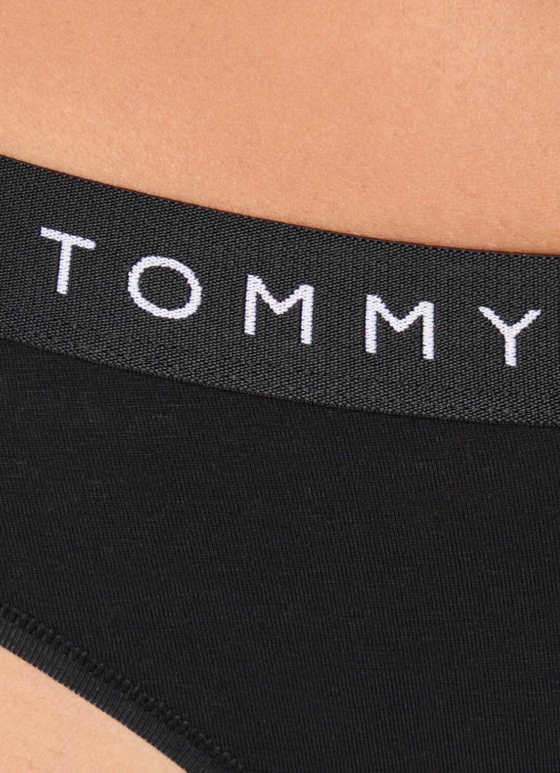 Tommy Hilfiger Slip met logoband  - detail 4 zwart