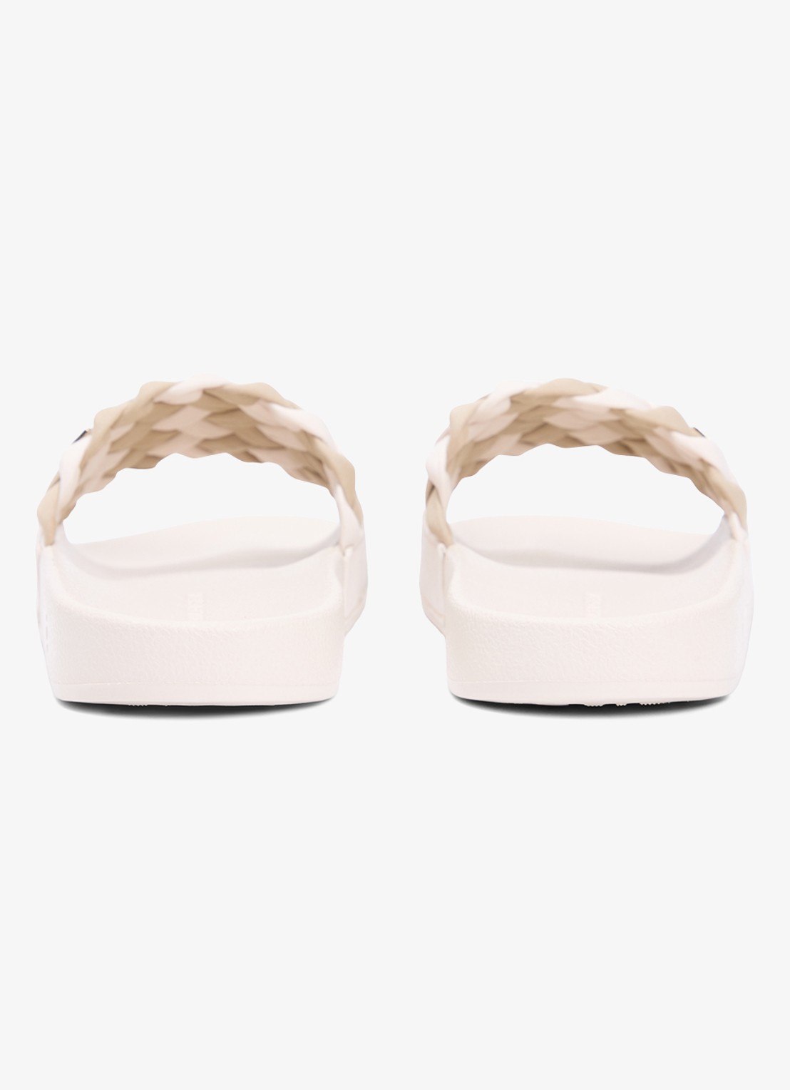 Tommy Hilfiger Slipper met gevlochten details en logo - detail 2 beige