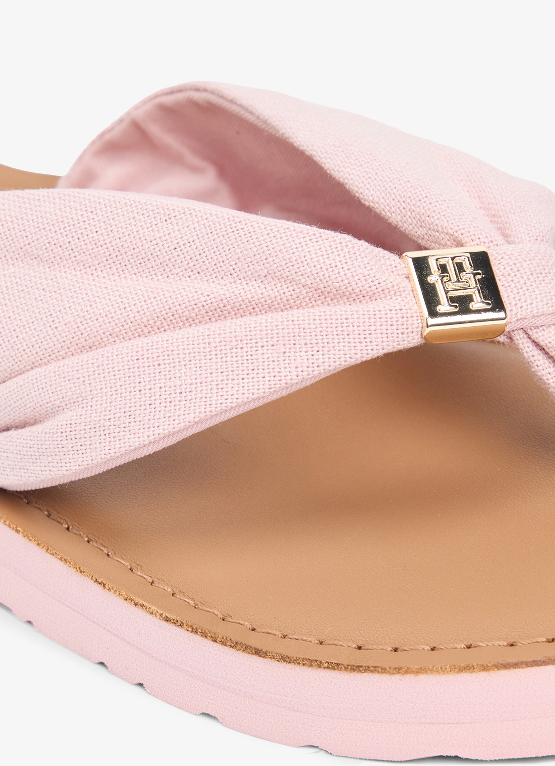Tommy Hilfiger Slipper met logo - detail 3 rood