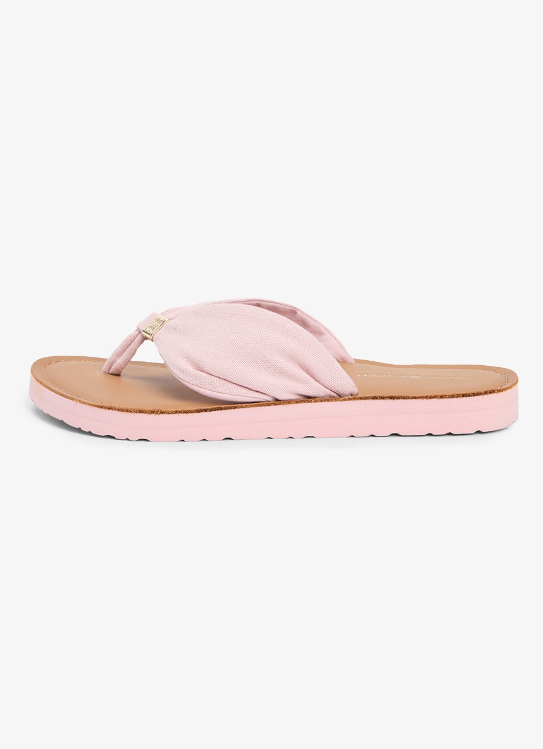 Tommy Hilfiger Slipper met logo - voorkant 4 rood