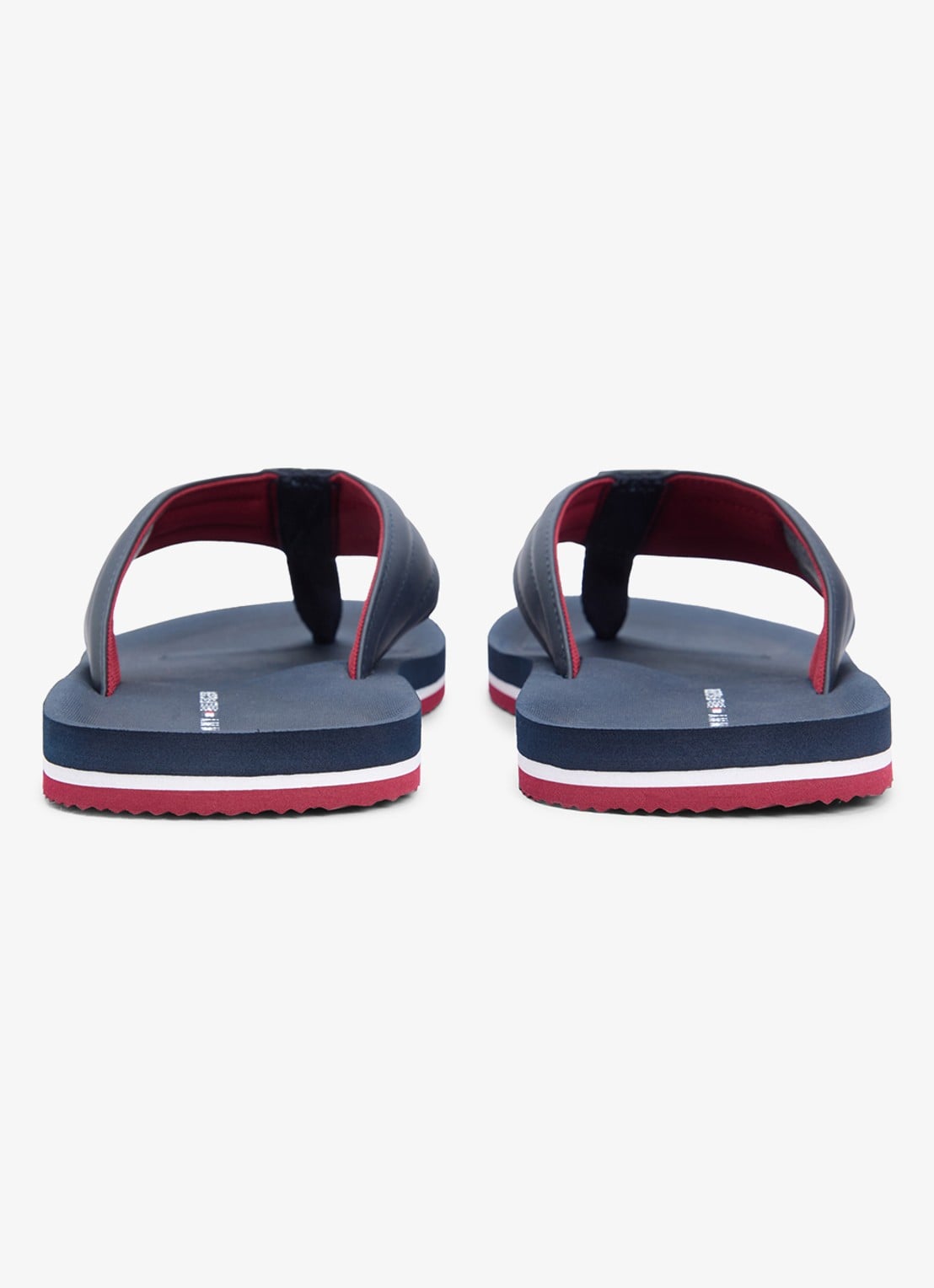 Tommy Hilfiger Slipper met logo - detail 3 donkerblauw