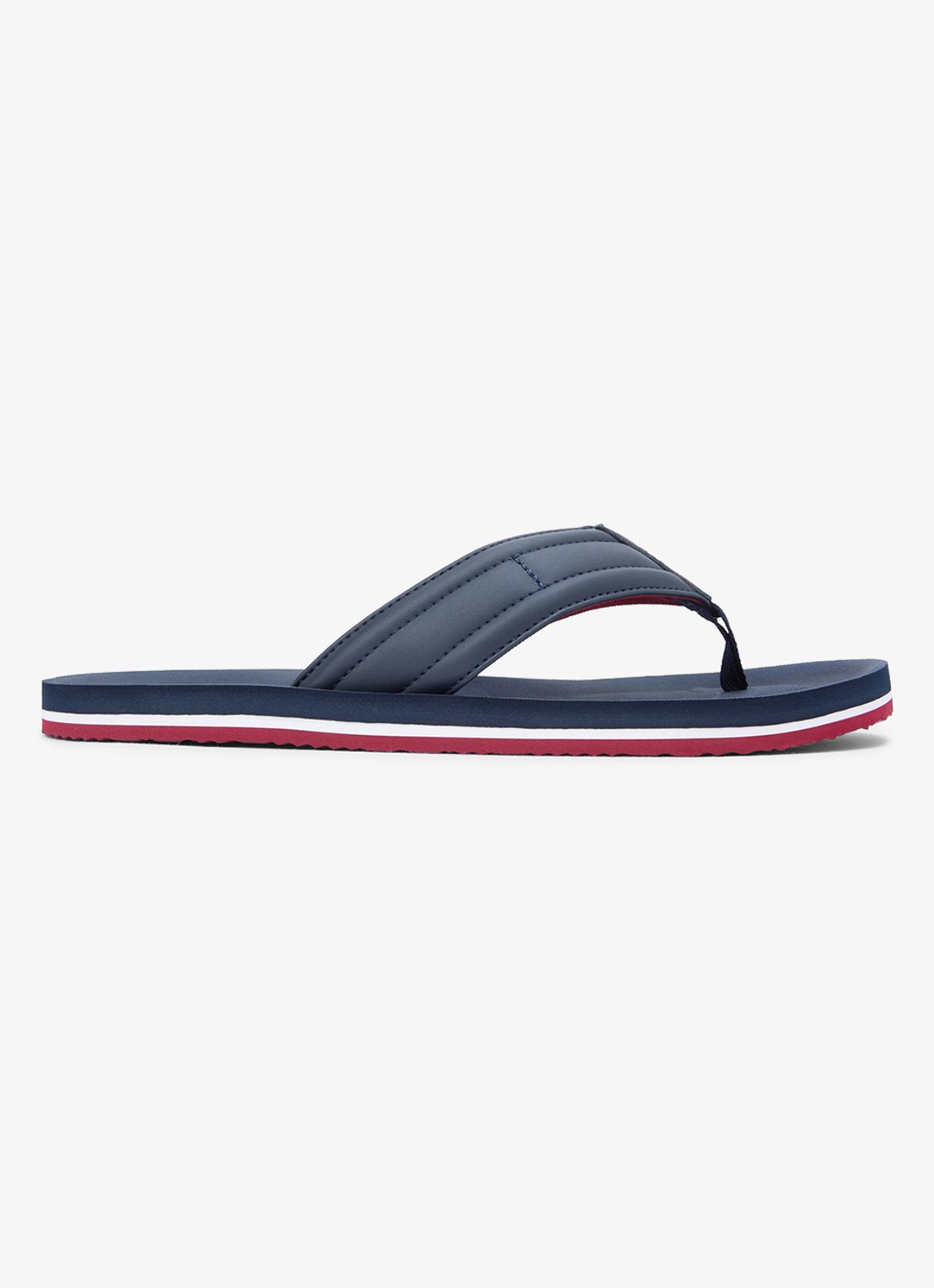 Tommy Hilfiger Slipper met logo - detail 5 donkerblauw