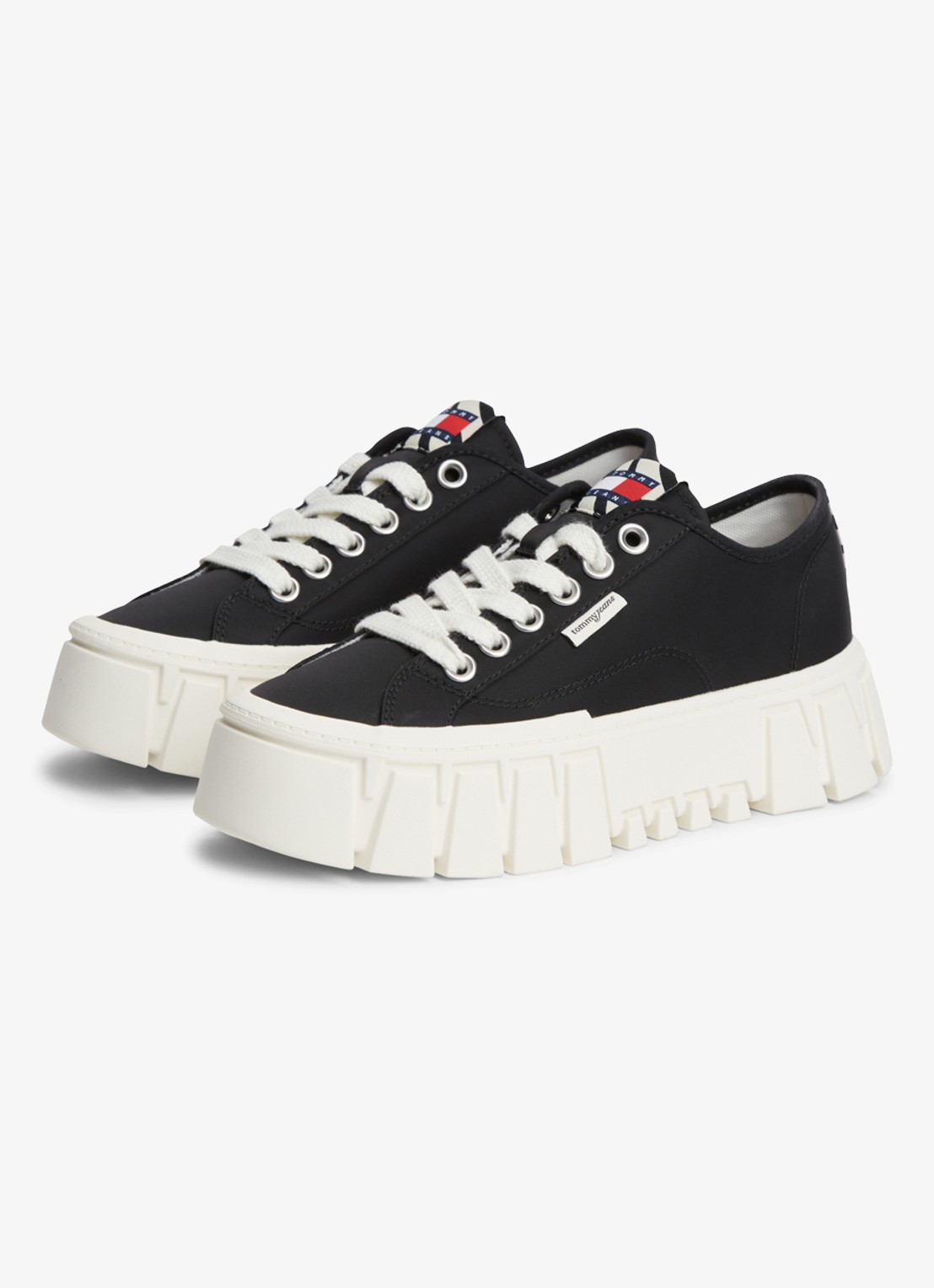 Tommy Hilfiger Sneaker met logo - detail 4 zwart