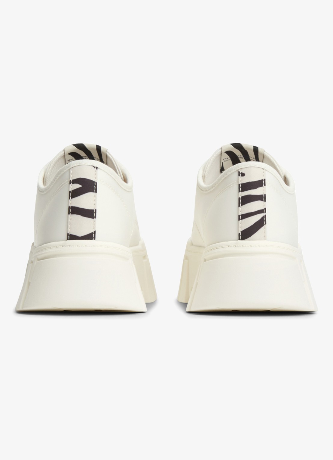 Tommy Hilfiger Sneaker met logo - achterkant 3 ivoor