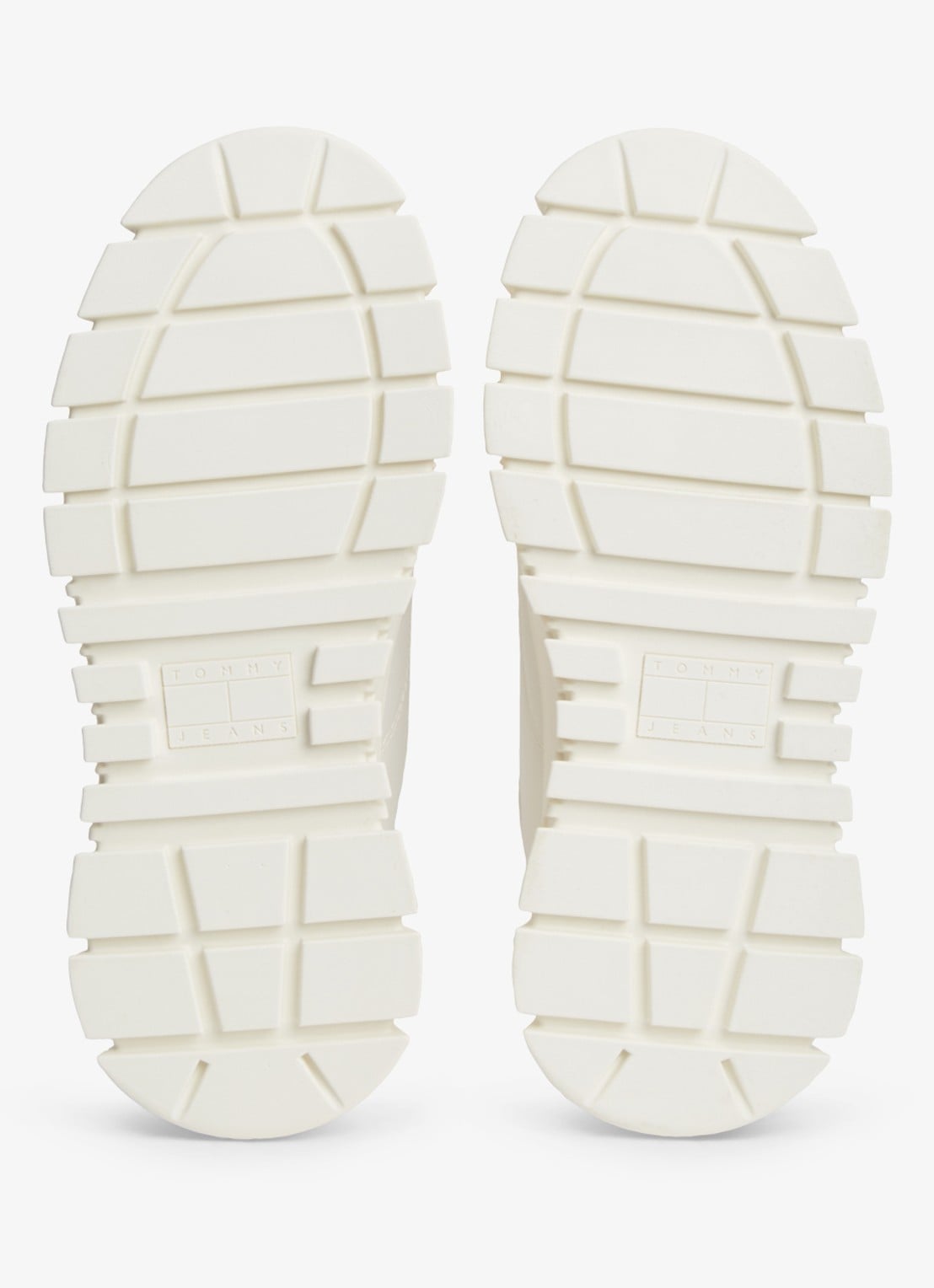 Tommy Hilfiger Sneaker met logo - detail 6 ivoor
