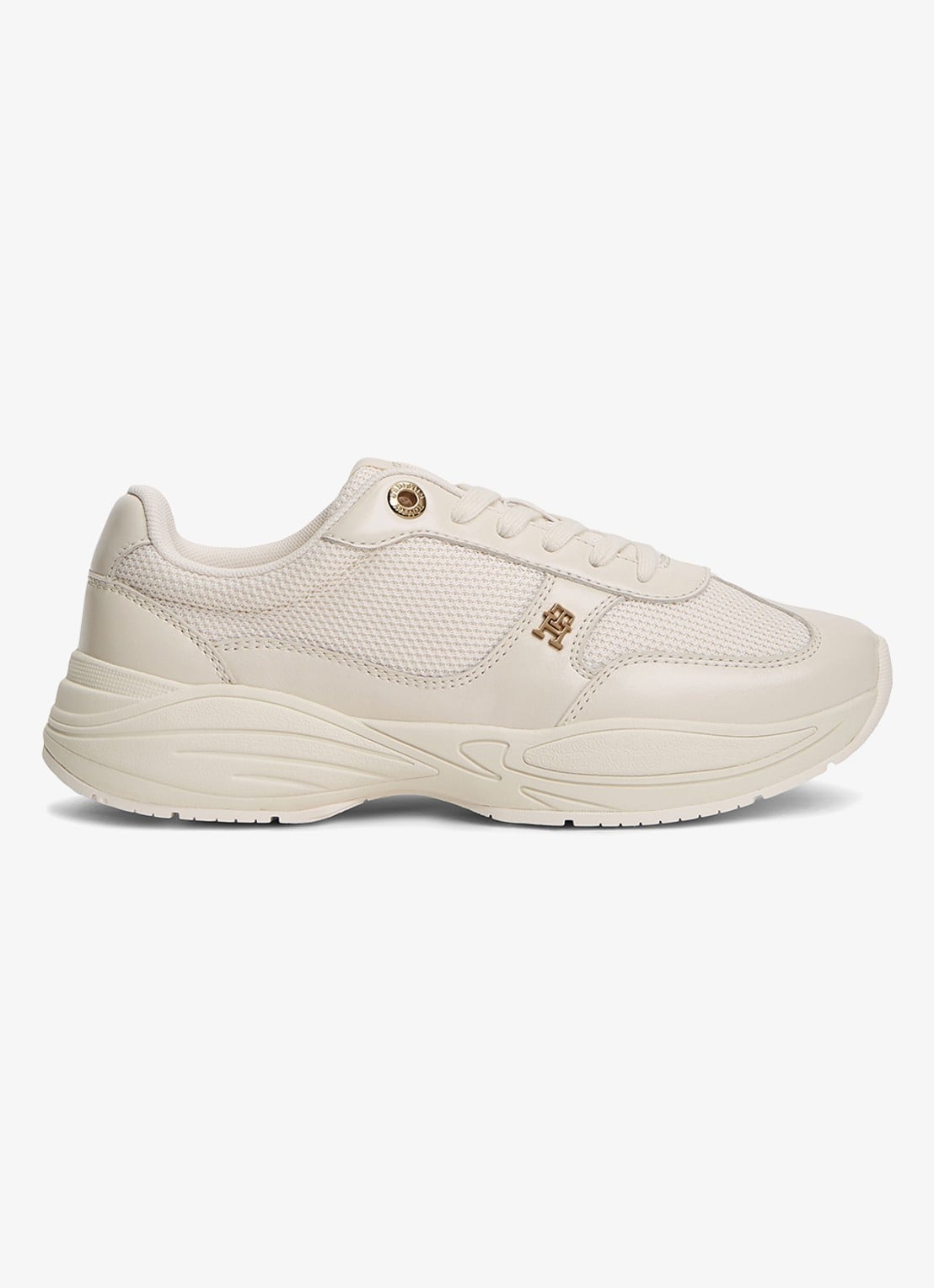 Tommy Hilfiger Sneaker met logo - detail 3 creme