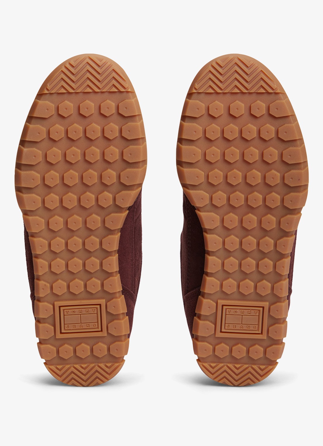 Tommy Hilfiger Sneaker met logo - detail 2 bordeauxrood