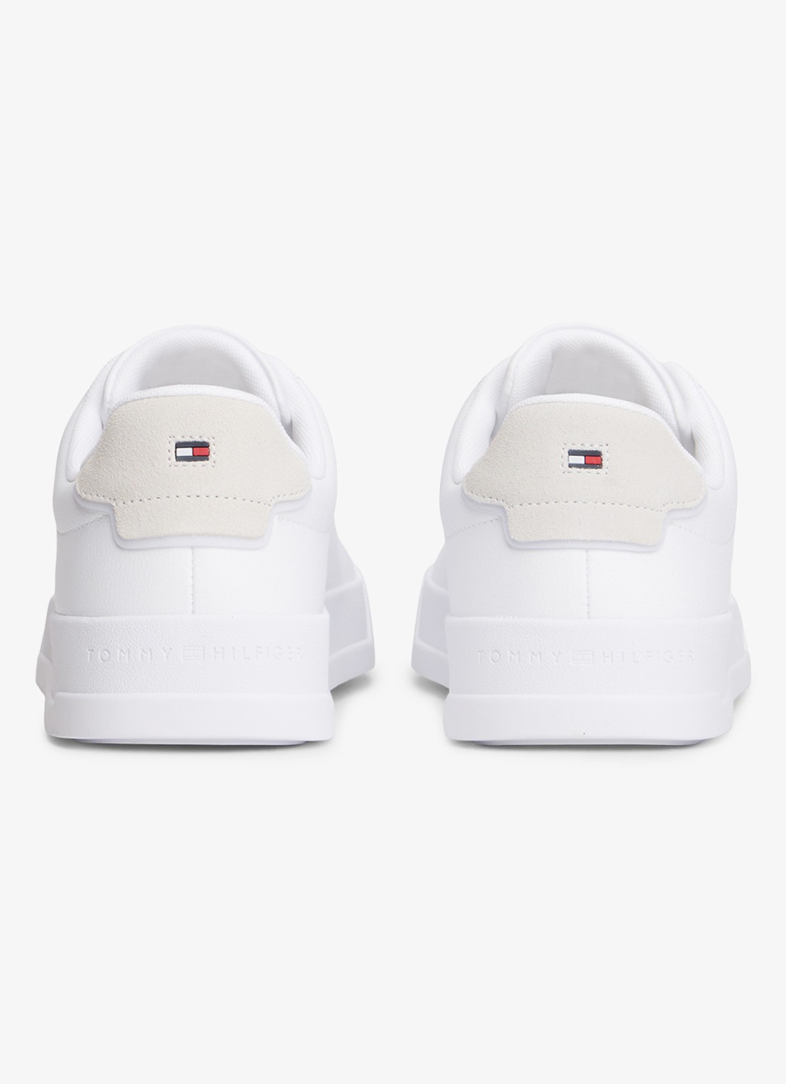 Tommy Hilfiger Sneaker met logo - achterkant wit