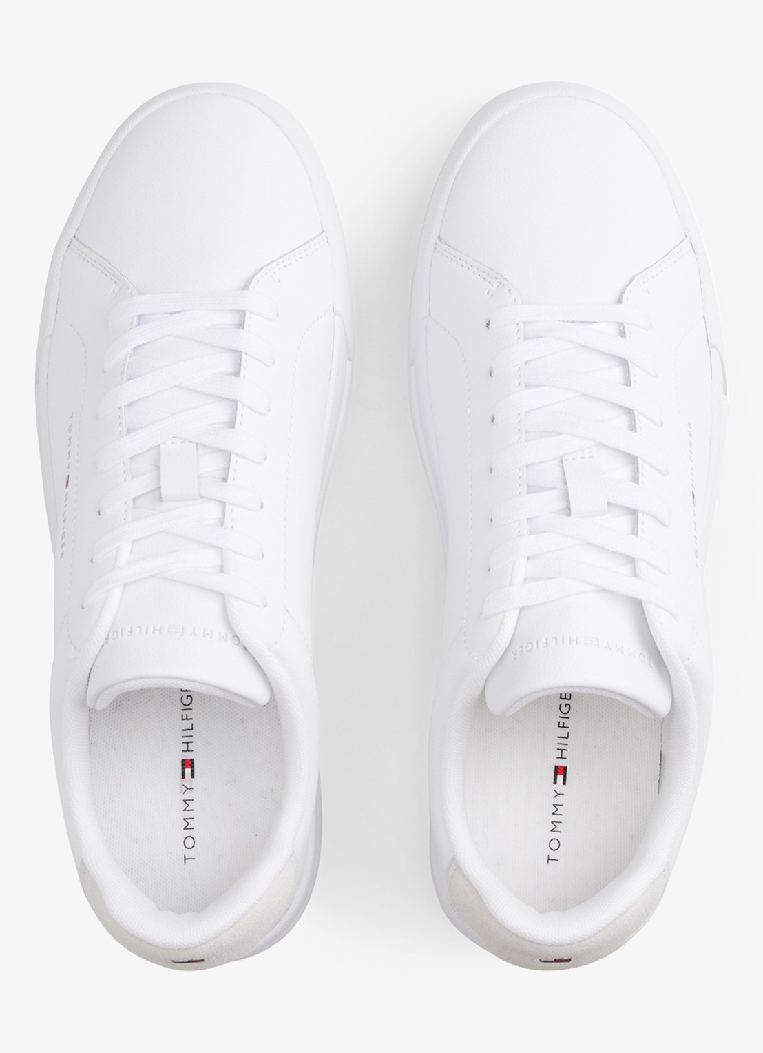 Tommy Hilfiger Sneaker met logo - detail 4 wit