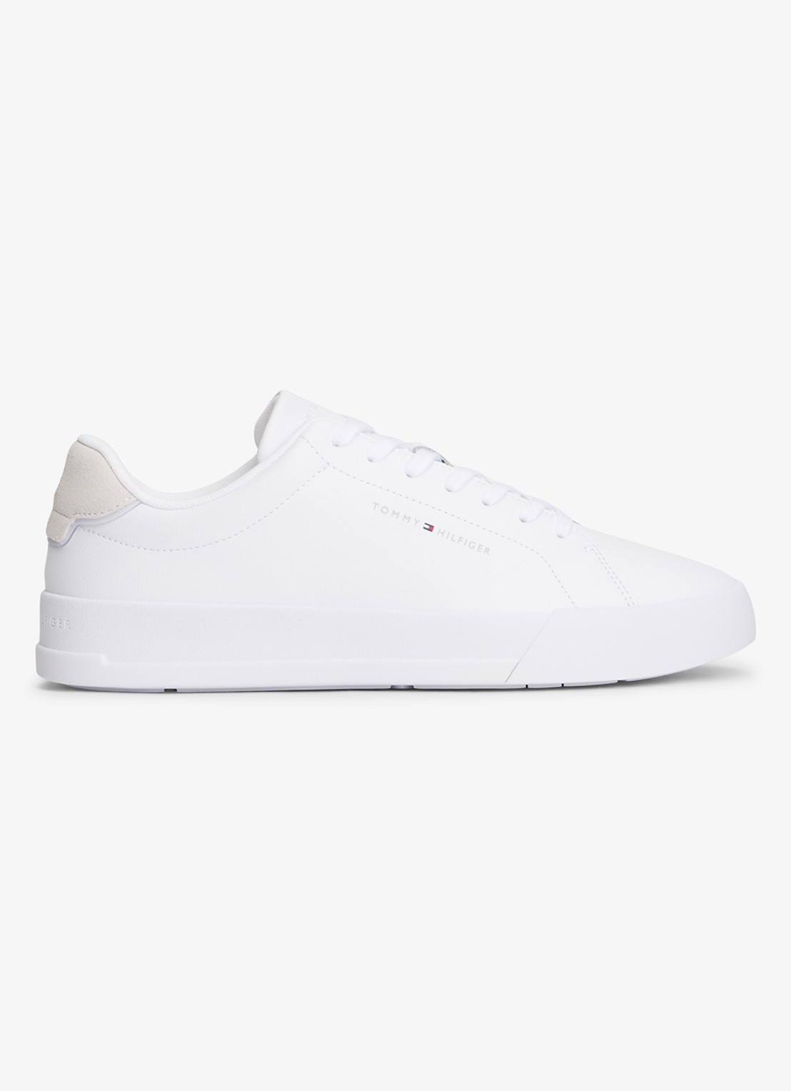Tommy Hilfiger Sneaker met logo - detail 5 wit