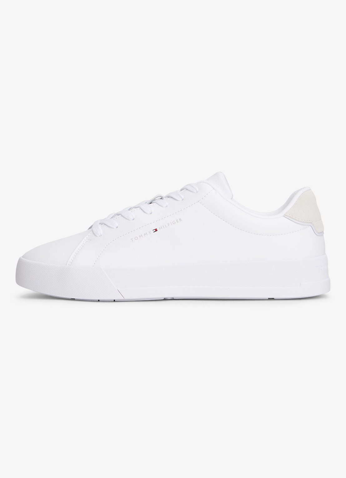 Tommy Hilfiger Sneaker met logo - voorkant 2 wit