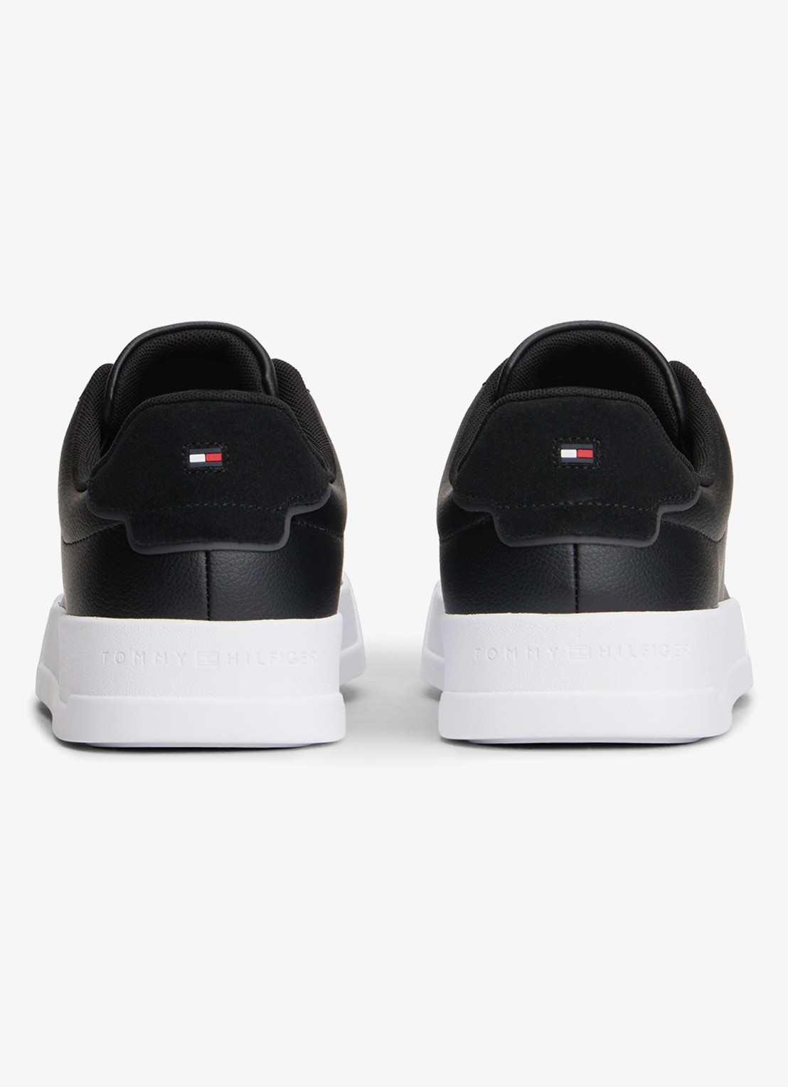 Tommy Hilfiger Sneaker met logo - achterkant 6 zwart