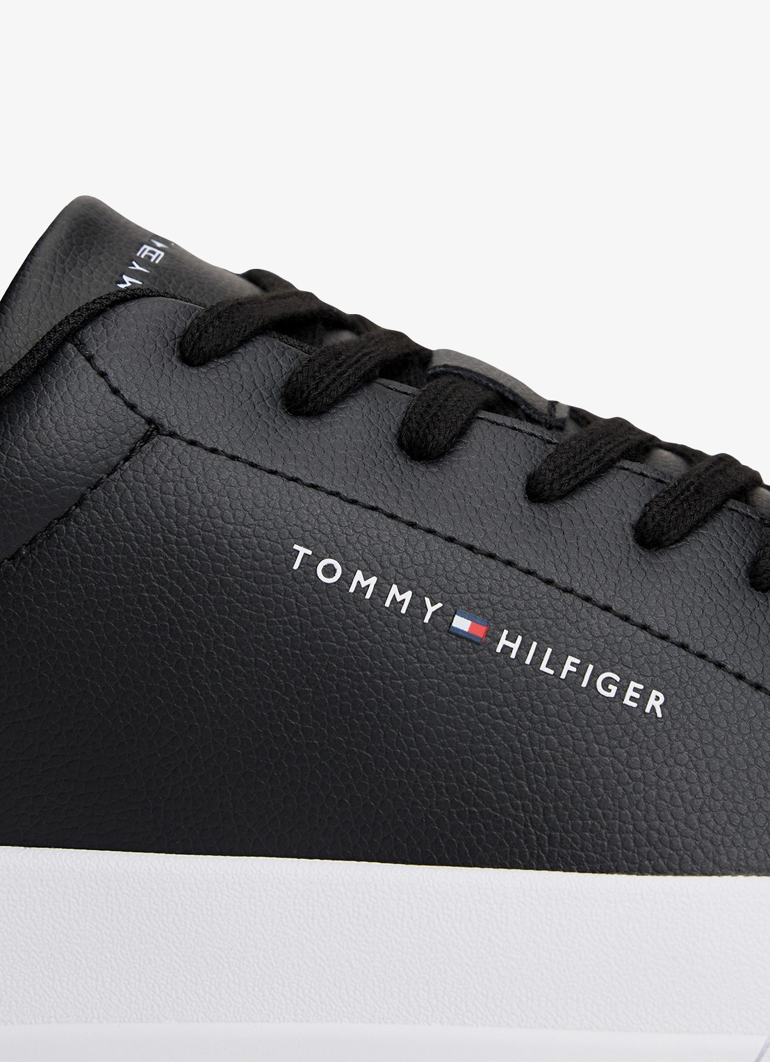 Tommy Hilfiger Sneaker met logo - detail 3 zwart