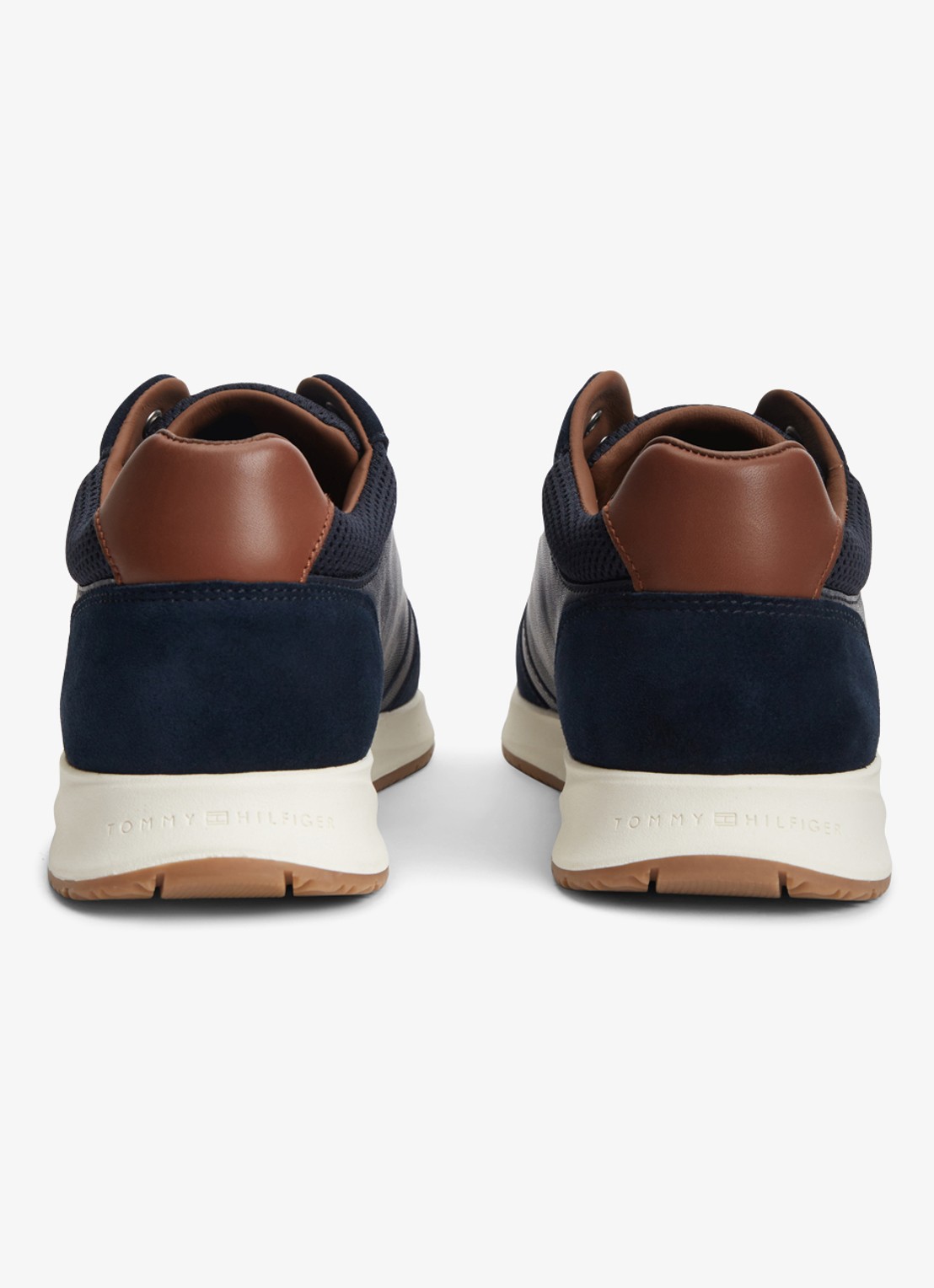 Tommy Hilfiger Sneaker met logo - detail 2 donkerblauw