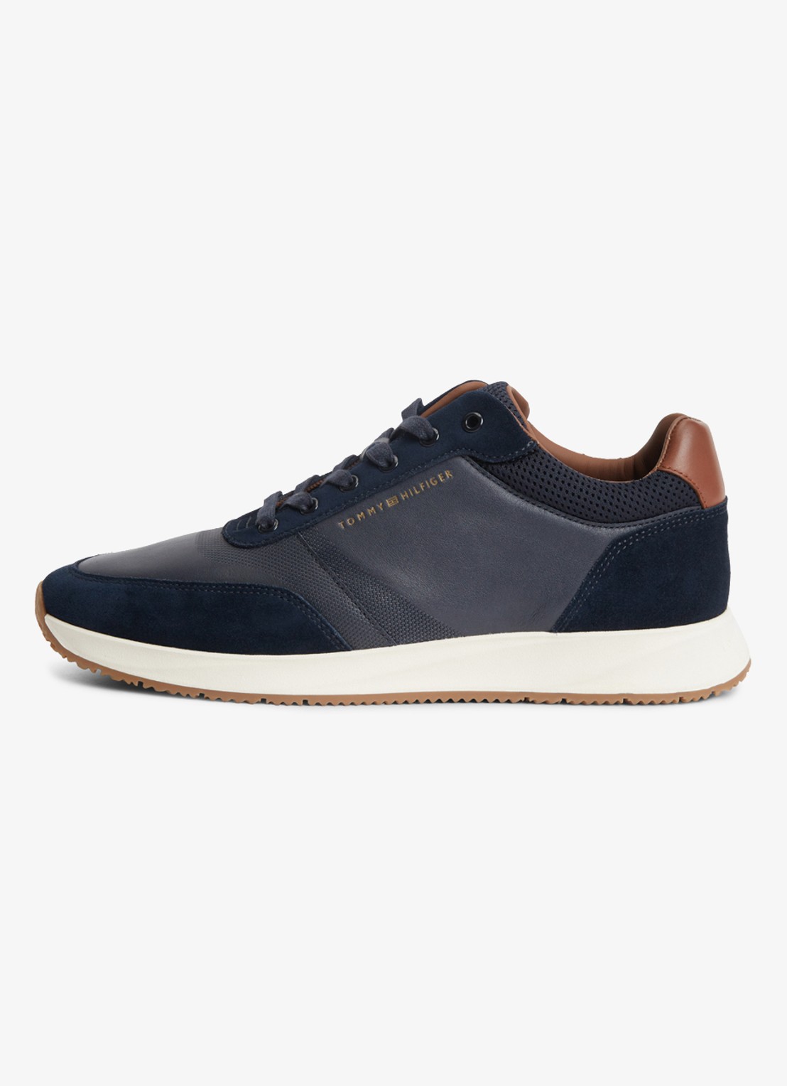 Tommy Hilfiger Sneaker met logo - detail 3 donkerblauw
