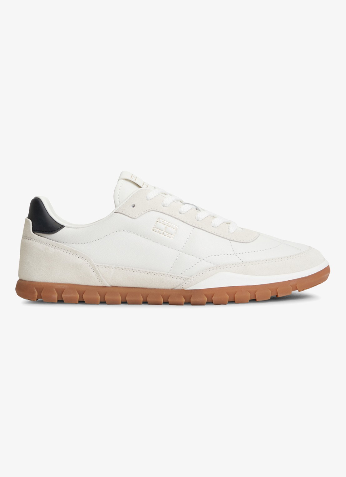 Tommy Hilfiger Sneaker met logo - voorkant wit