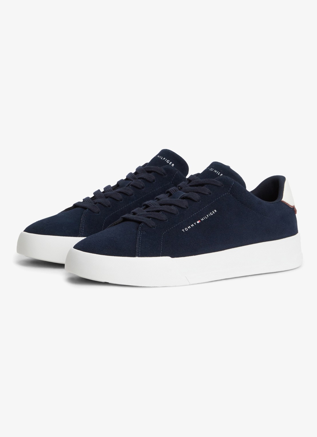 Tommy Hilfiger Sneaker met logo - detail 2 donkerblauw