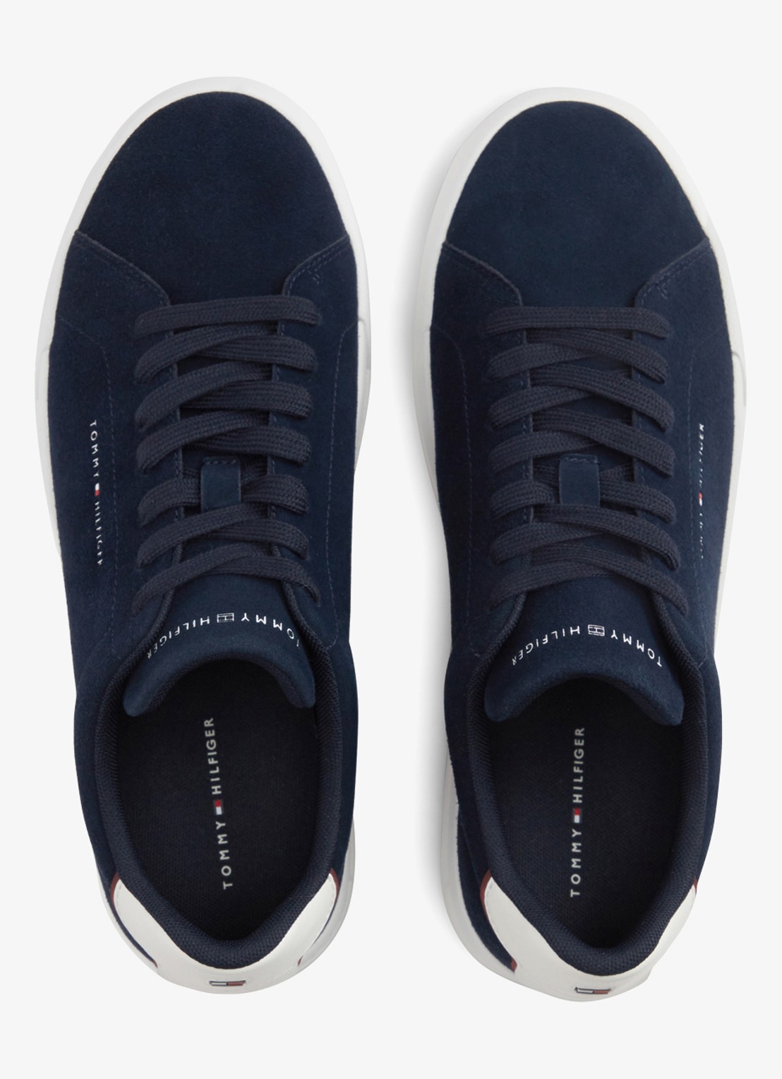 Tommy Hilfiger Sneaker met logo - detail 5 donkerblauw