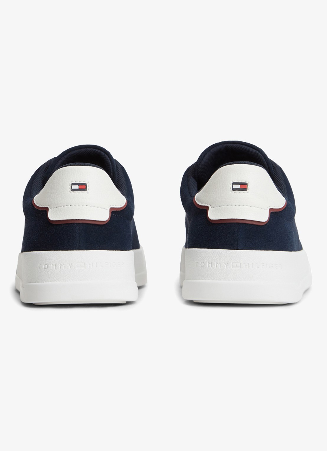 Tommy Hilfiger Sneaker met logo - detail 6 donkerblauw