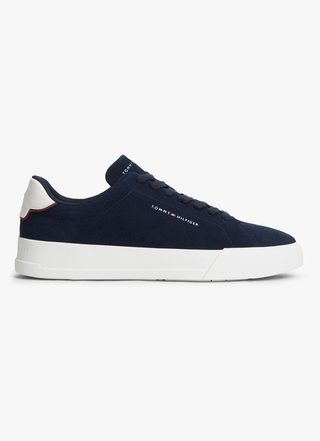 Tommy Hilfiger Sneaker met logo - voorkant donkerblauw