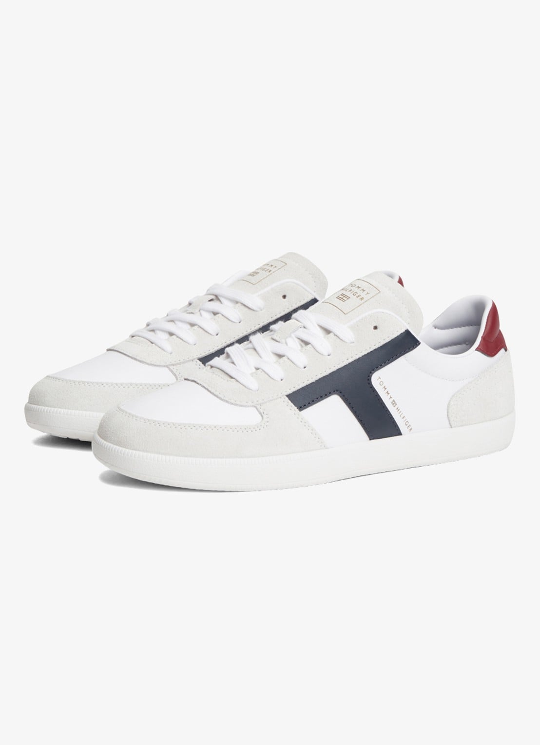 Tommy Hilfiger Sneaker met logo - detail 2 wit