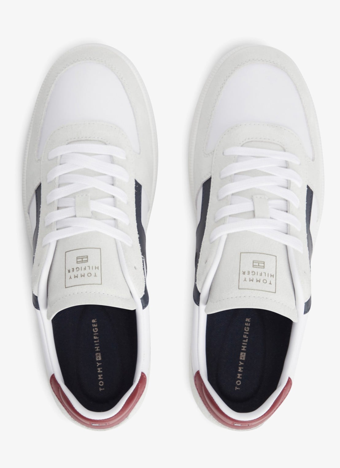Tommy Hilfiger Sneaker met logo - detail 5 wit