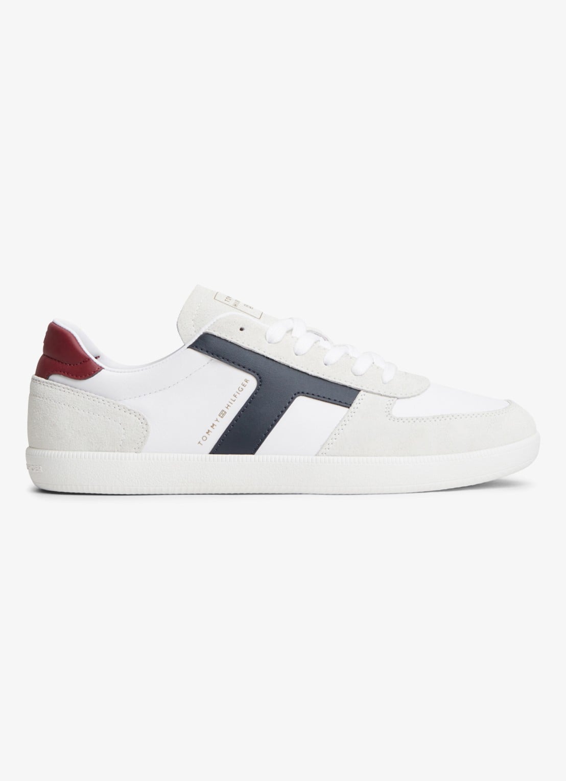 Tommy Hilfiger Sneaker met logo - voorkant wit