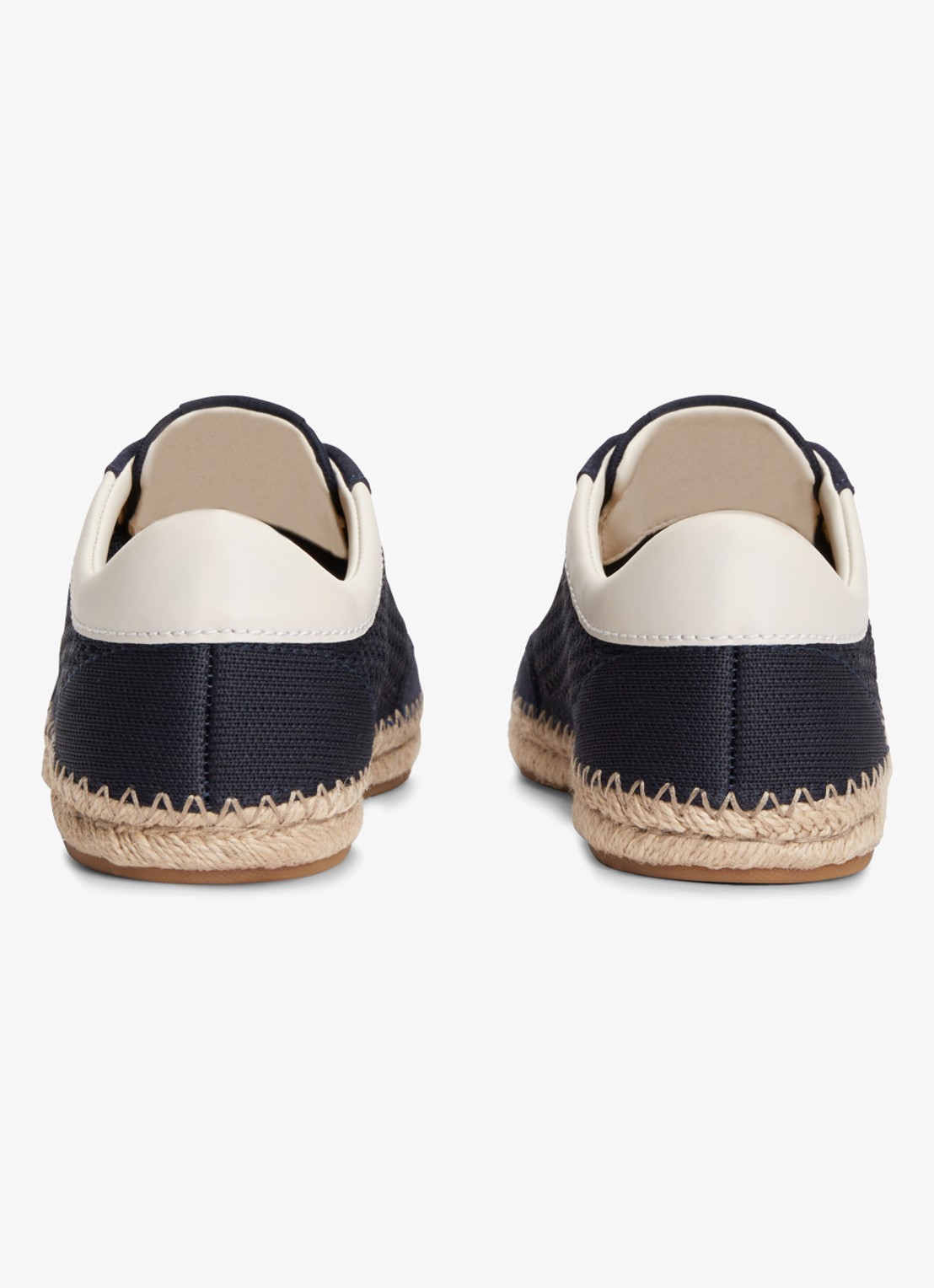 Tommy Hilfiger Sneaker met opengewerkt dessin - achterkant donkerblauw