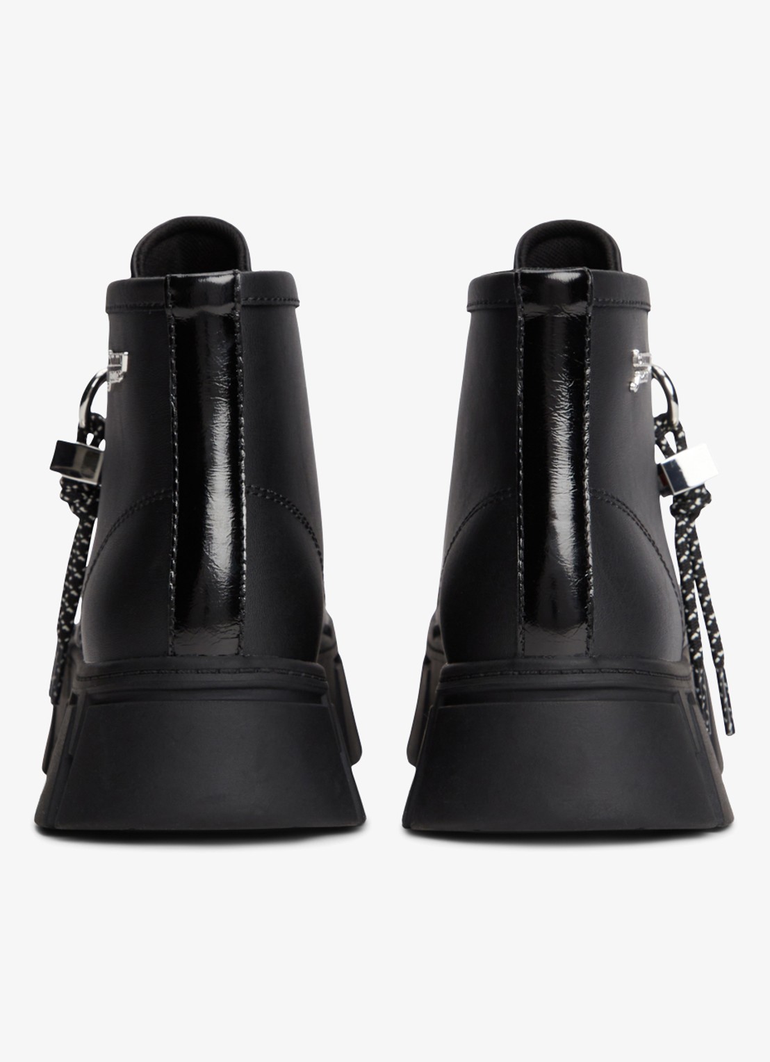 Tommy Hilfiger Sneaker met plateauzool  - detail 4 zwart
