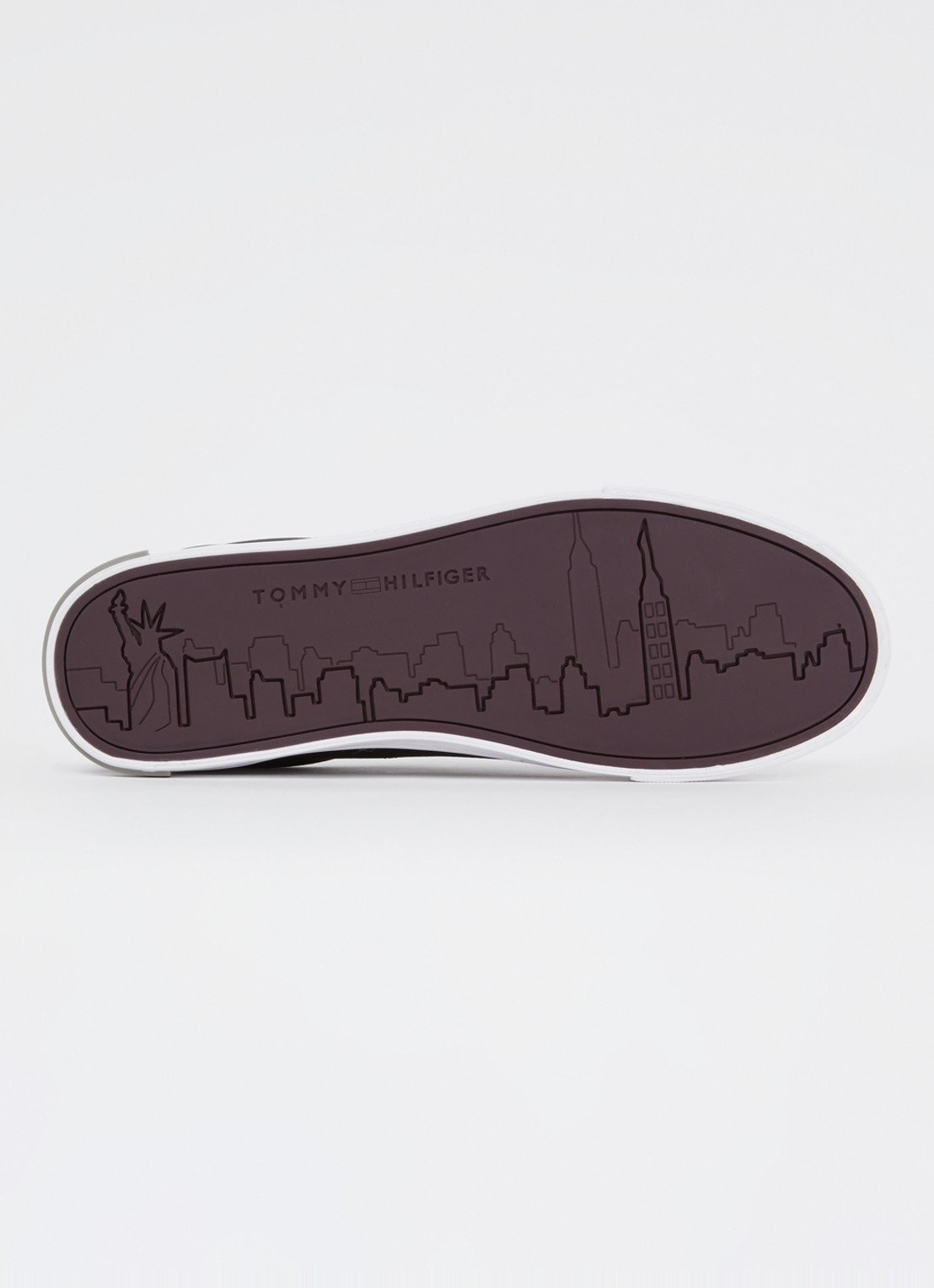 Tommy Hilfiger Sneaker van leer - detail 5 zwart