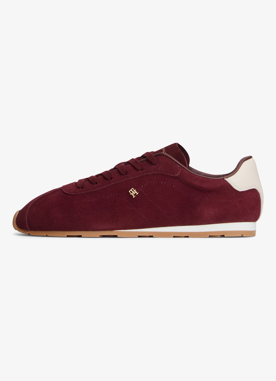 Tommy Hilfiger Sneaker van suède - detail 3 oxblood-xut / rood