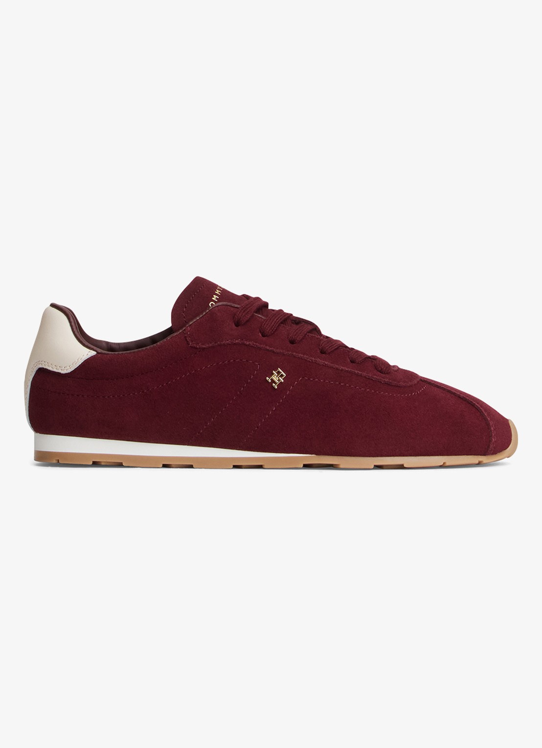 Tommy Hilfiger Sneaker van suède - voorkant oxblood-xut / rood