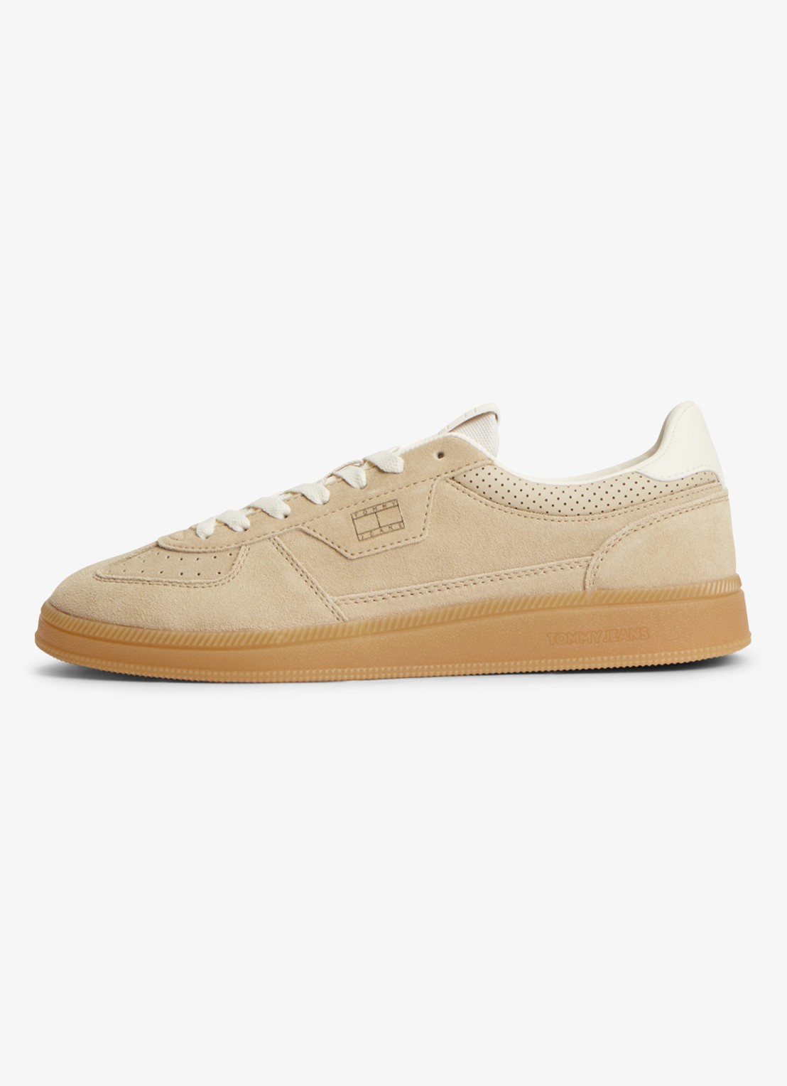 Tommy Hilfiger Sneaker van suède - detail 5 beige