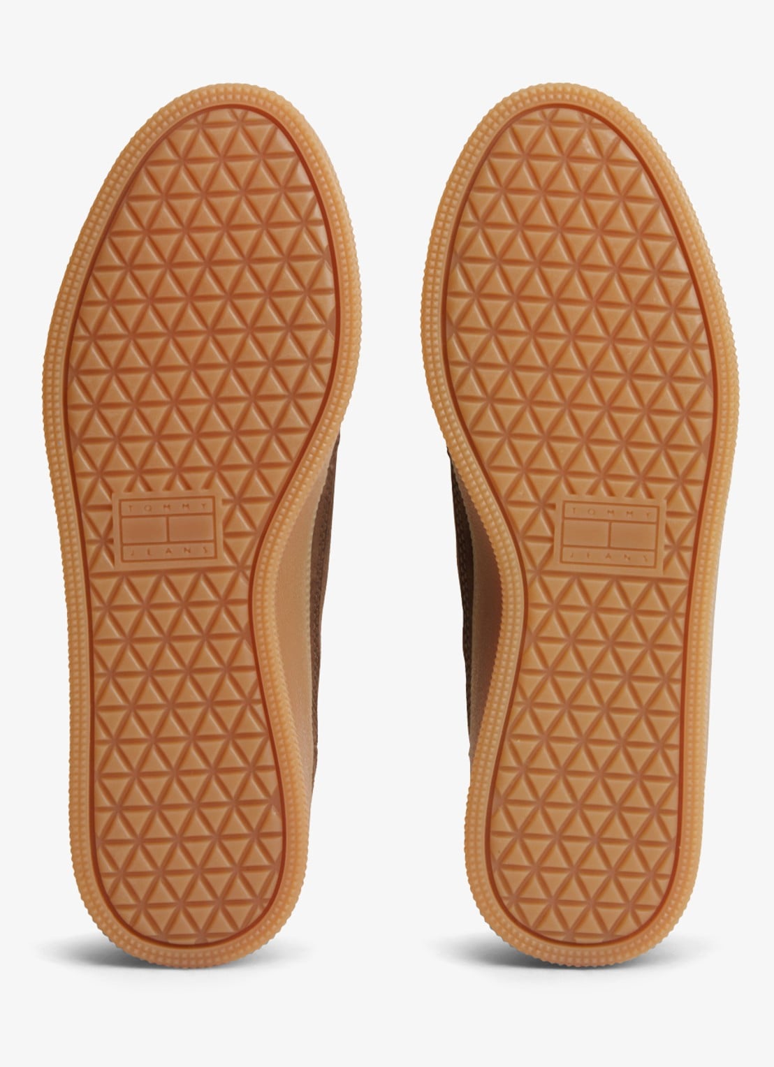 Tommy Hilfiger Sneaker van suède - detail 5 kastanjebruin
