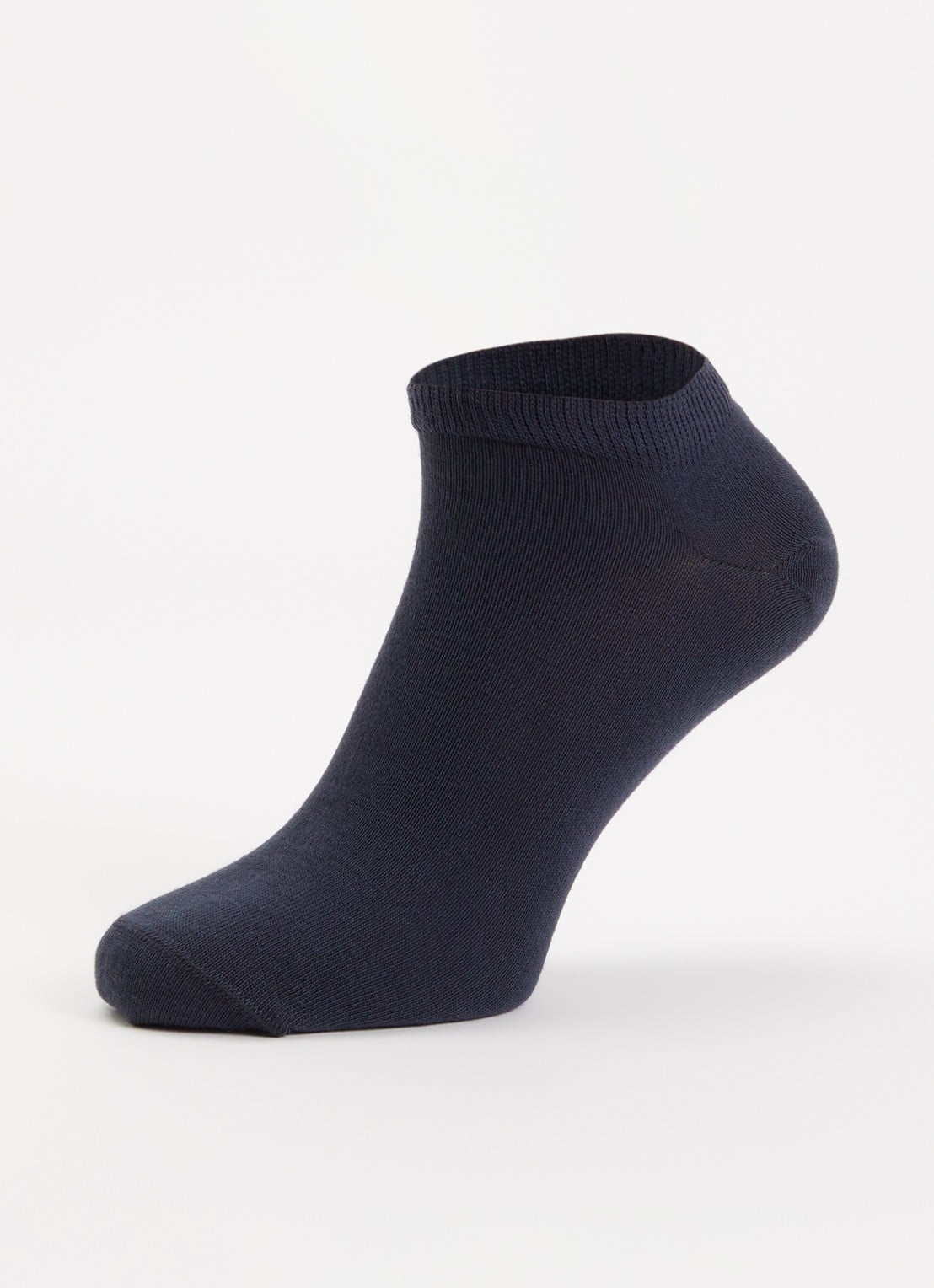 Tommy Hilfiger Sneakersokken in katoenblend met logo in 3-pack - detail 3 donkerblauw