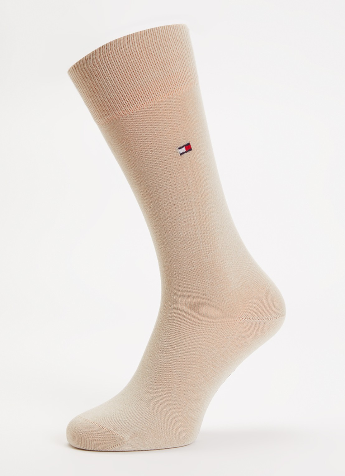 Tommy Hilfiger Sokken in katoenblend met logo in 2-pack - detail 3 zand