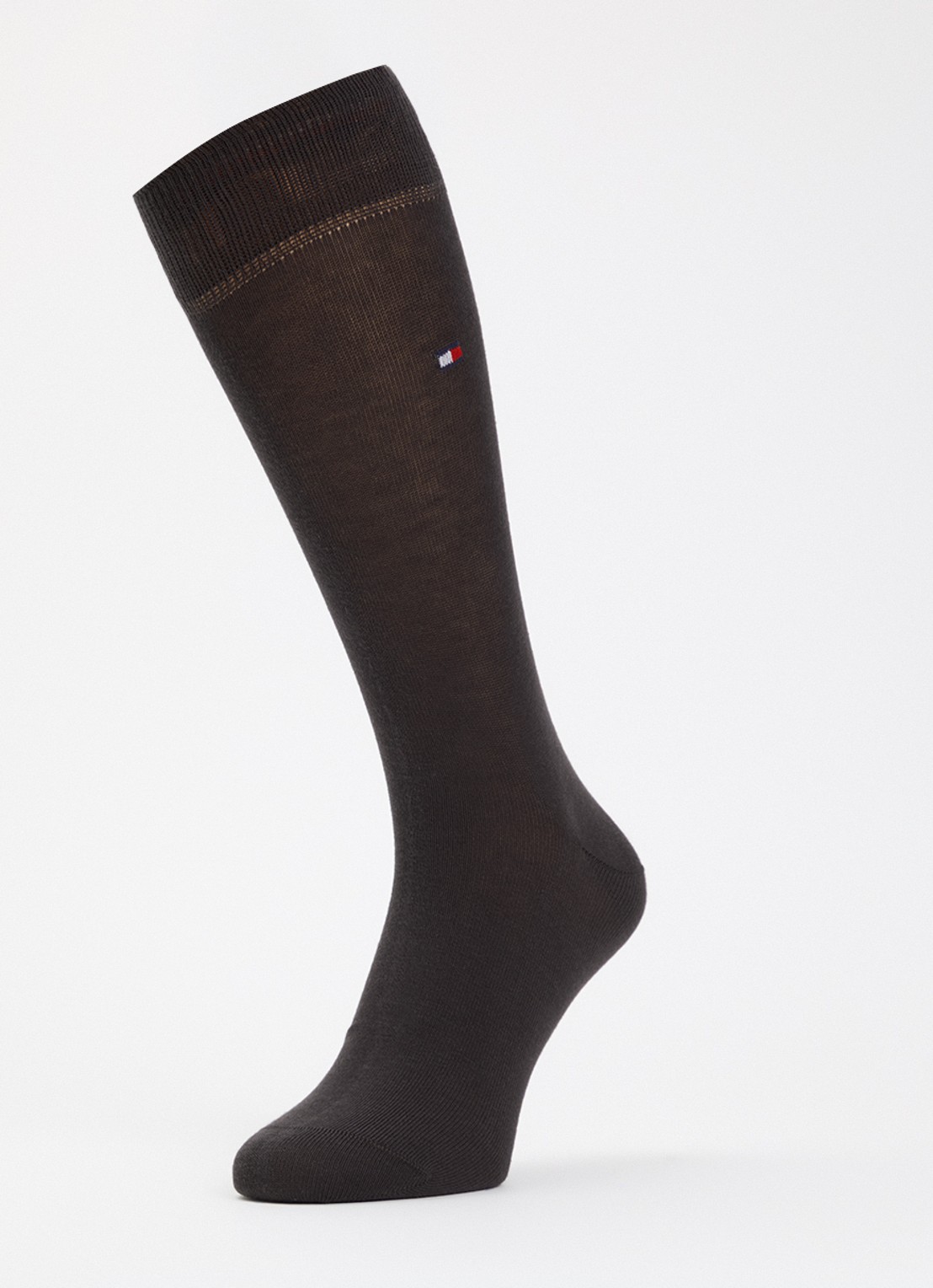 Tommy Hilfiger Sokken in katoenblend met logo in 2-pack - detail donkerbruin