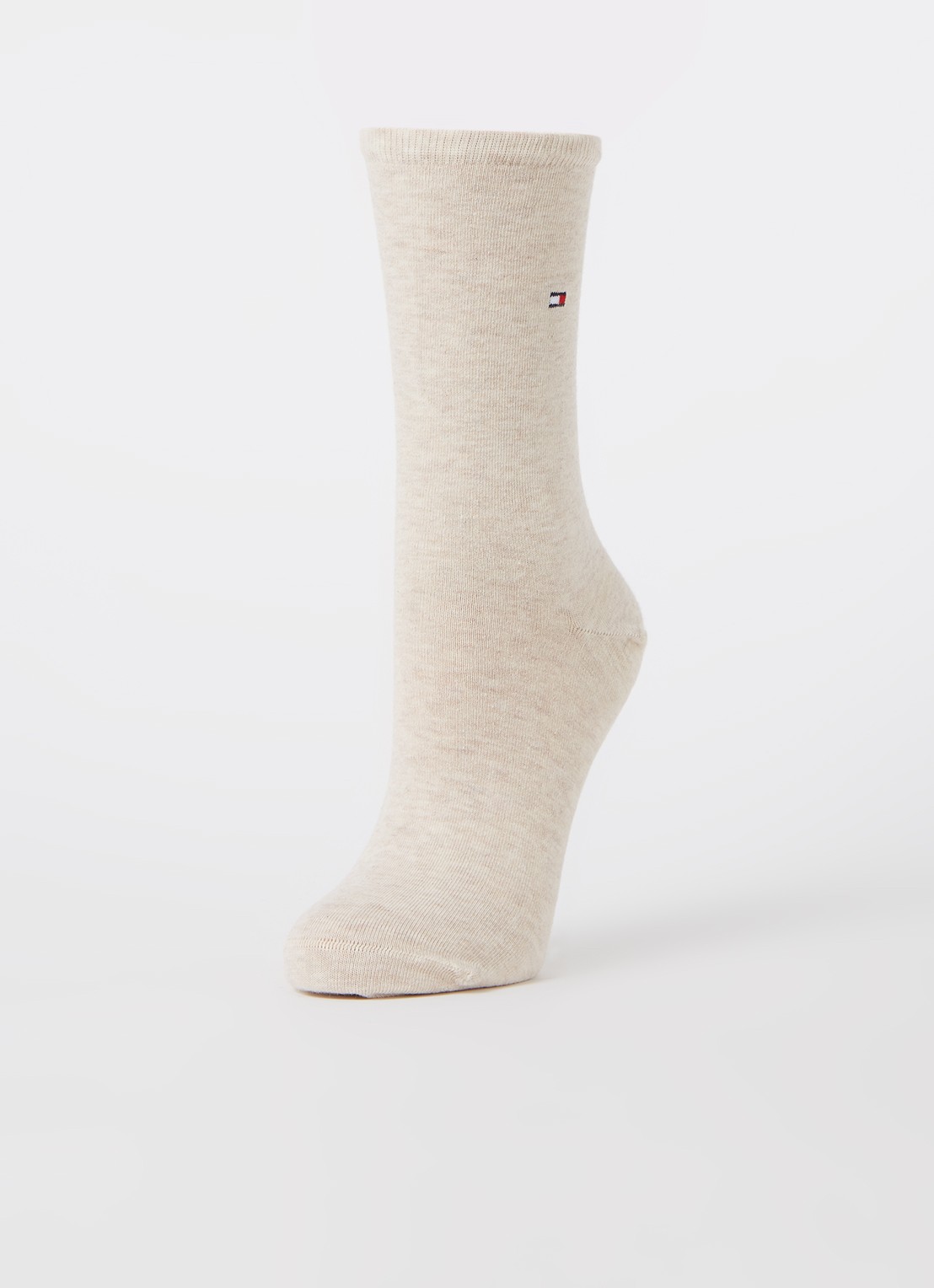 Tommy Hilfiger Sokken met logo in 2-pack - detail 3 beige